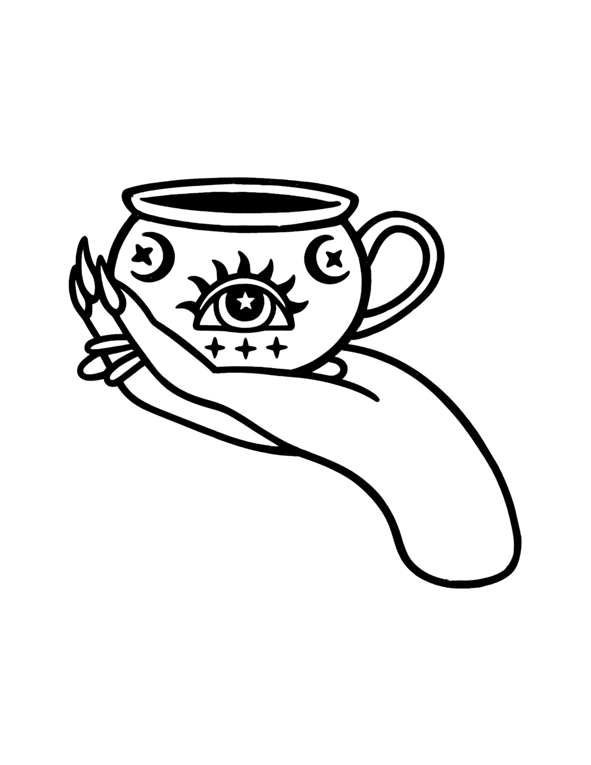 BOLD&EASY WITCHY VIBES COLORING BOOK - Version numérique