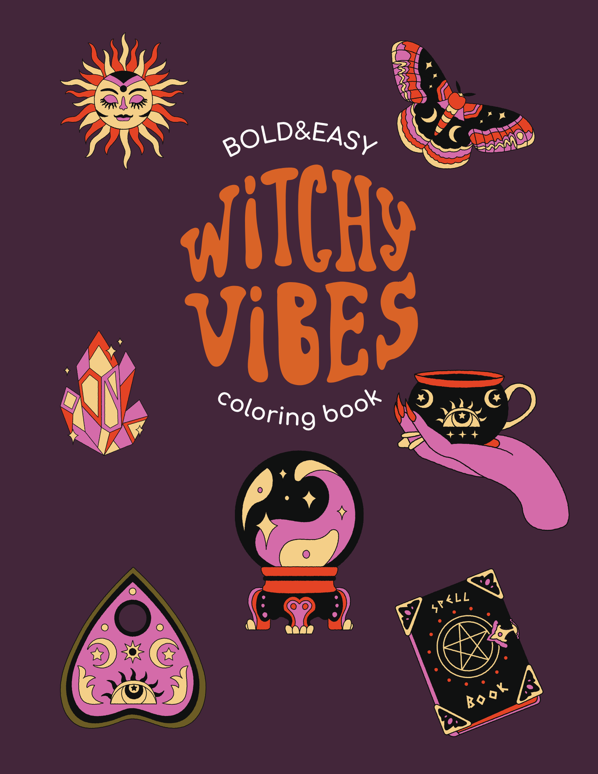 BOLD&EASY WITCHY VIBES COLORING BOOK - Version numérique