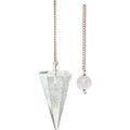 Hexag.-Pendule Quartz Clair