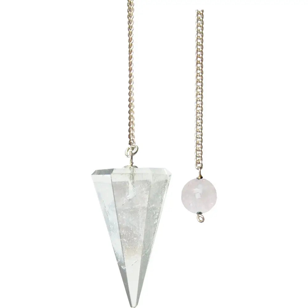 Hexag.-Pendule Quartz Clair