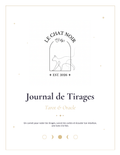 Journal de tirages - Tarot & Oracle - version numérique
