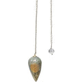 PENDULE-FLEUR DE VIE-LABRADORITE