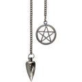 Pendule — pentacle en nickel - métal