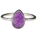 Bague en argent 925 avec améthyste