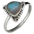 Bague en argent 925 avec labradorite