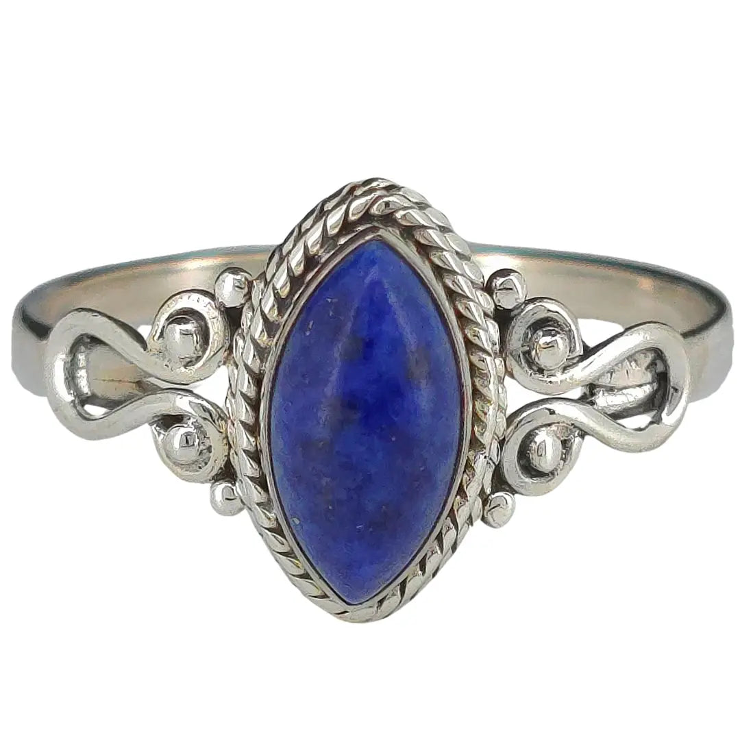 Bague en argent 925 avec lapis lazuli