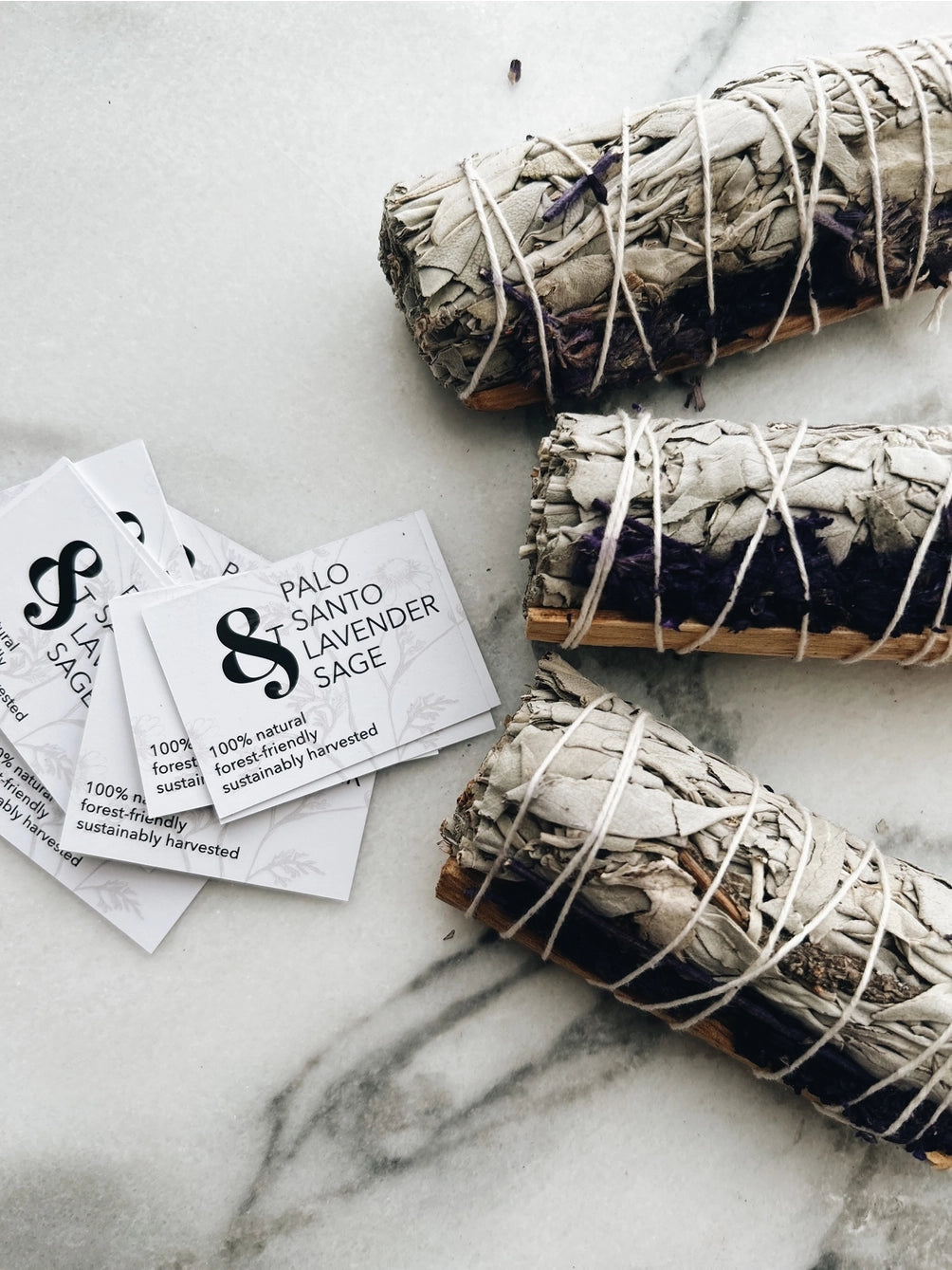 Sage, Lavender, and Palo Santo