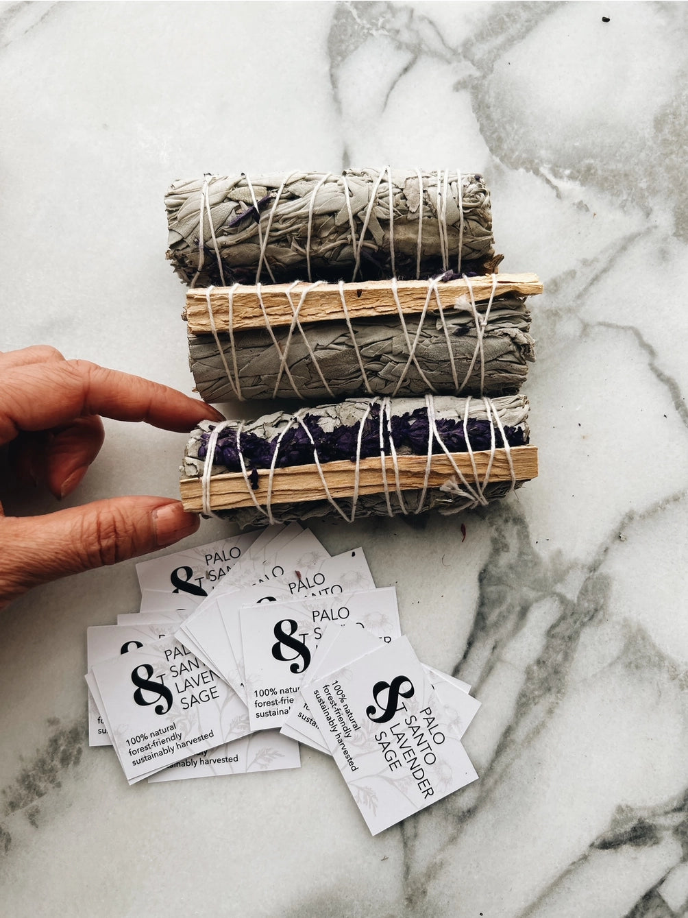 Sage, Lavender, and Palo Santo