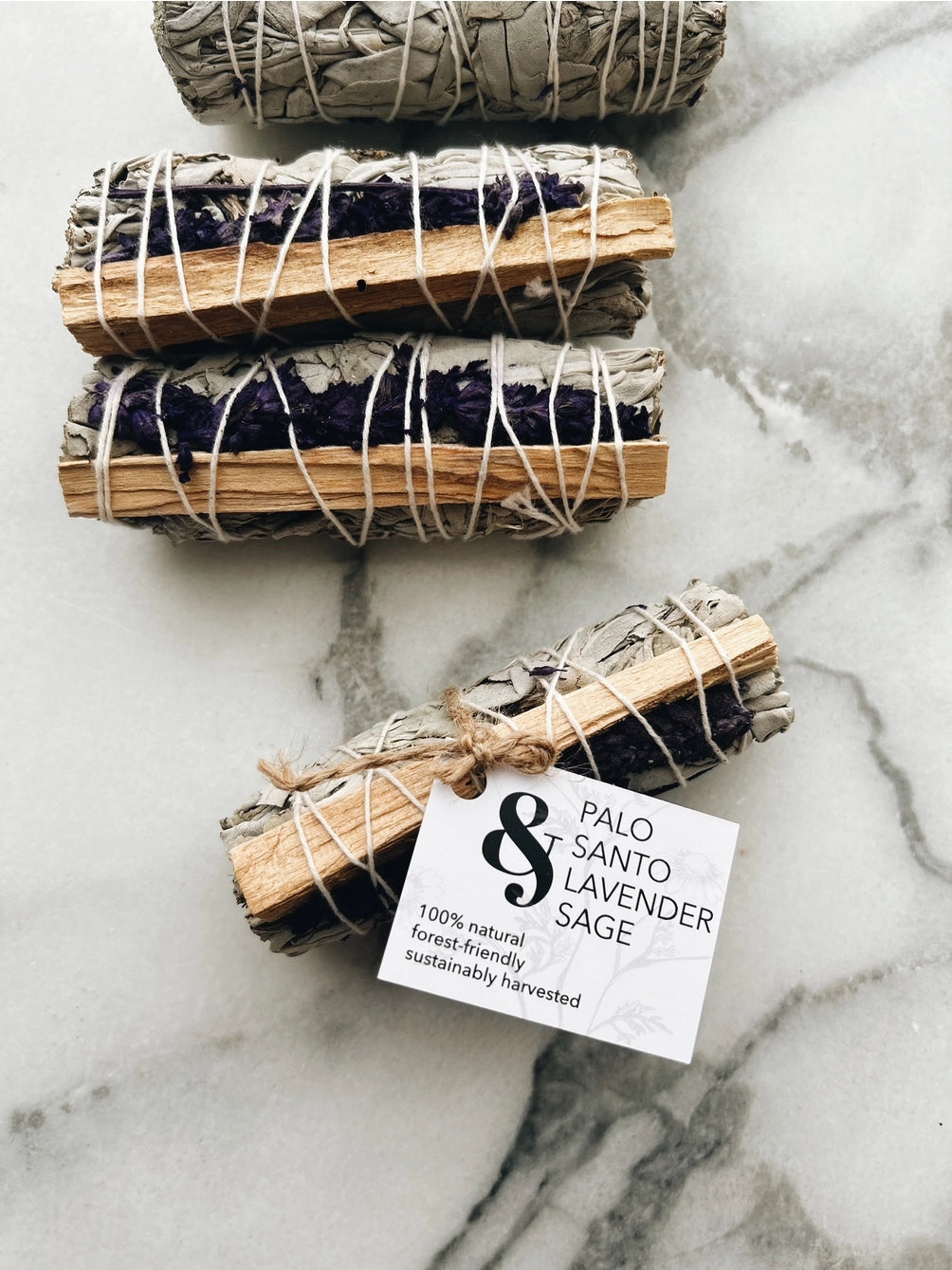 Sage, Lavender, and Palo Santo