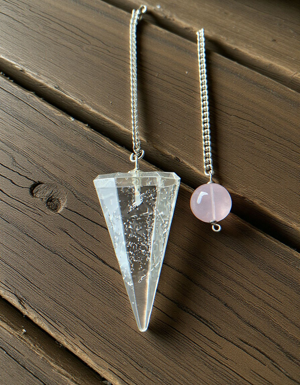 Clear Quartz Pendulum