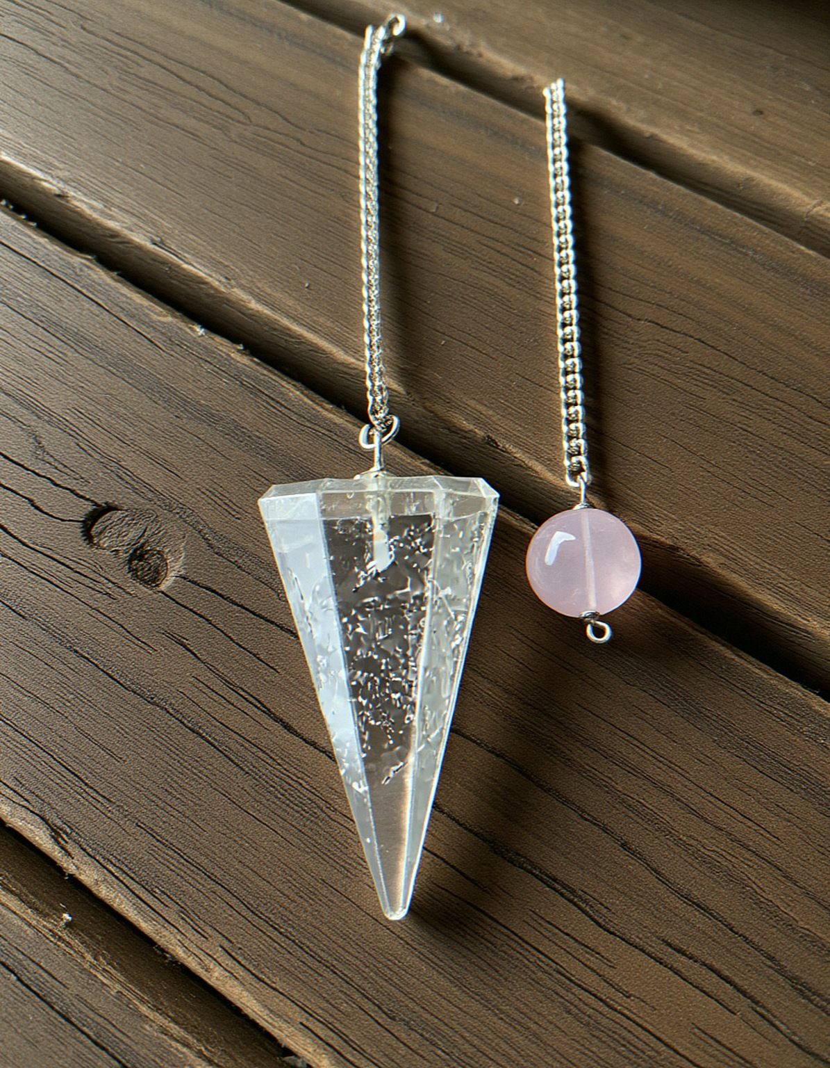 Clear Quartz Pendulum