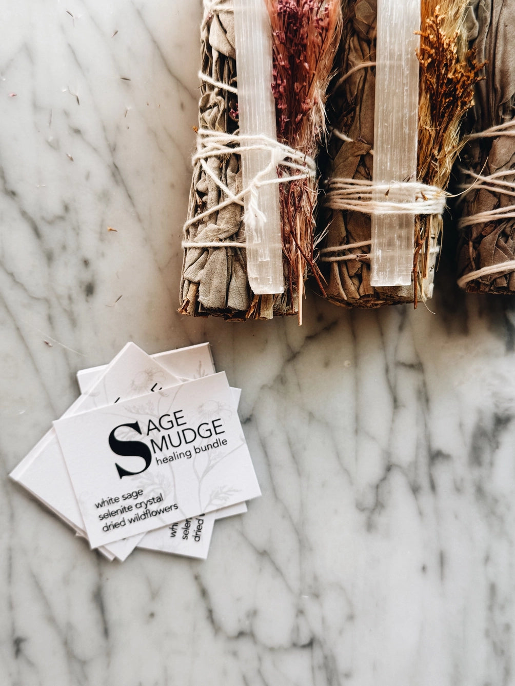 Sage, Selenite, and Wildflowers