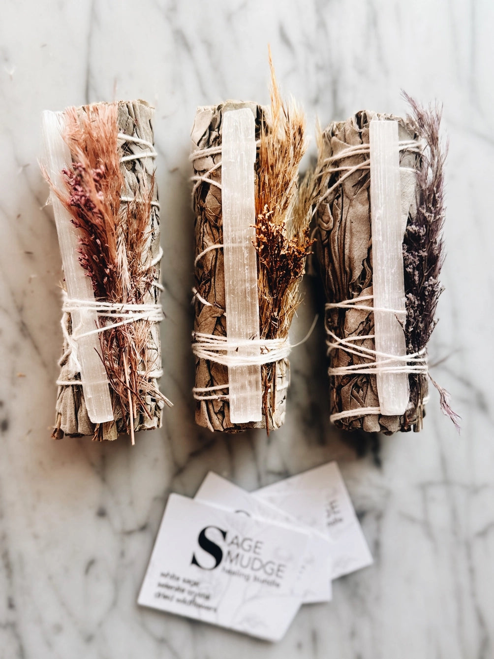 Sage, Selenite, and Wildflowers